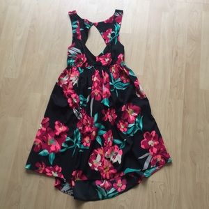 Floral Roxy Babydoll Dress